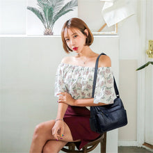 Load image into Gallery viewer, Women Leather Crossbody Bag