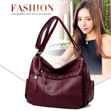 Load image into Gallery viewer, Women Leather Crossbody Bag