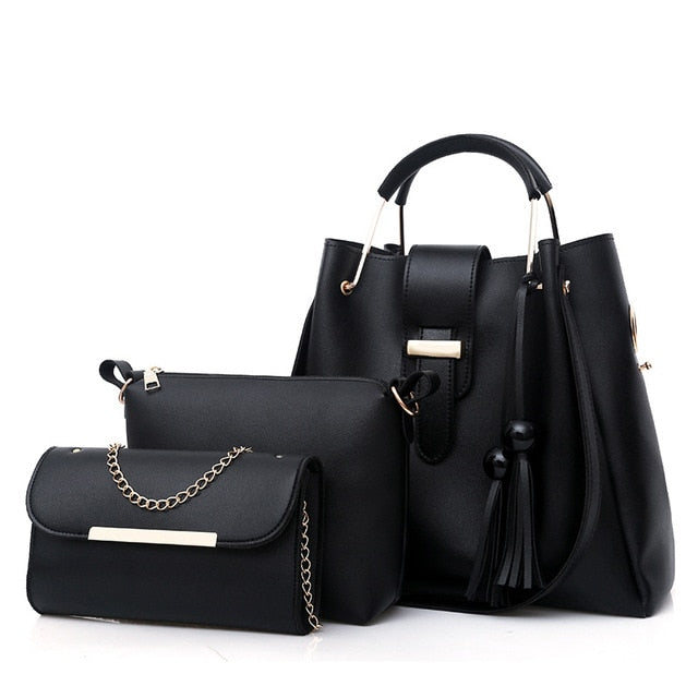 IVY 3 PCS LEATHER BAG