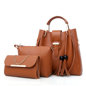 IVY 3 PCS LEATHER BAG