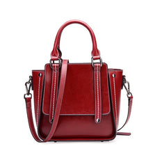 Load image into Gallery viewer, RETRO STYLE SOLID COLOR LEATHER LARGE CAPACITY TOTE BAG